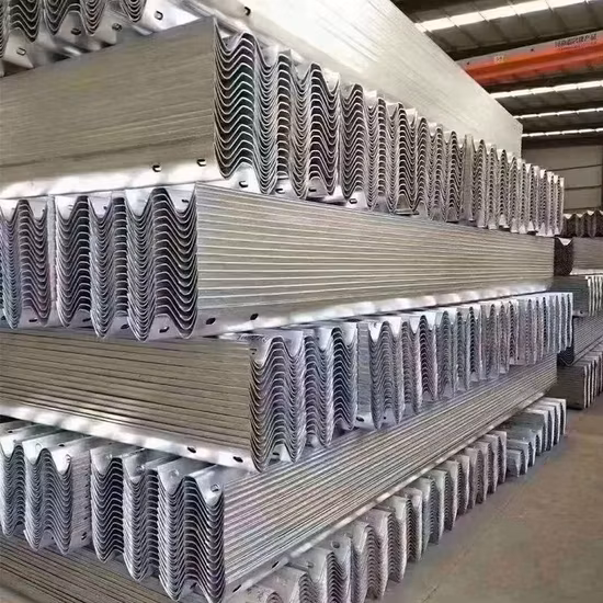 Aashto M180 Hot Dippped Galvanized Q235 Q345 Steel Highway W Beam Guardrail for Sale