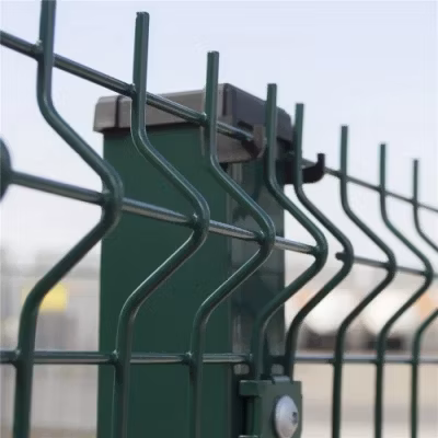 China Factory Powder Coated 3D Curved Wire Mesh Fence Panel for Garden Fencing Trellis Garden Fence Panel