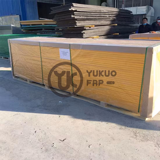 カスタマイズされた FRP 格子 グリーン FRP GRP 格子 FRP プラットフォーム格子